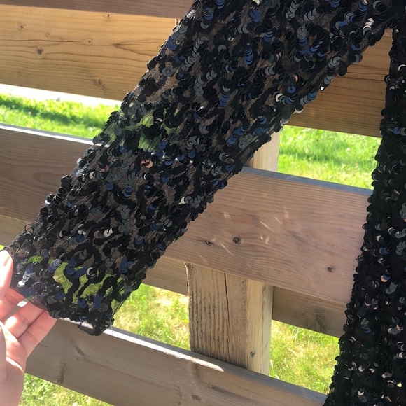 Pisarro Nights Sequins Dress Size 4 - Picture 6 of 8